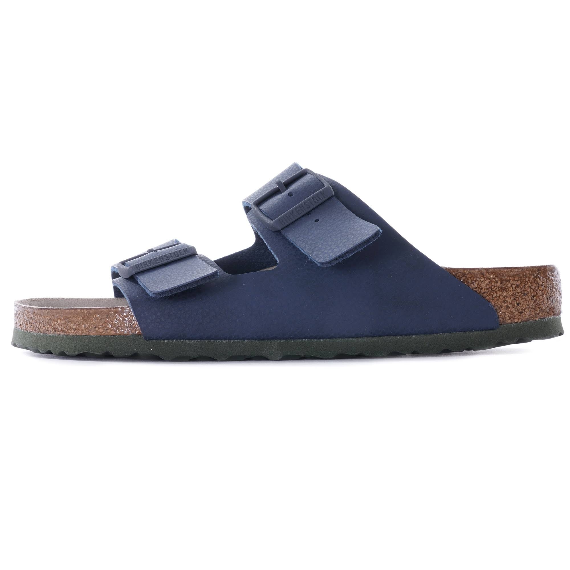 Birkenstock Arizona Birko-Flor Desert Soil Blue Two-Strap Sandals