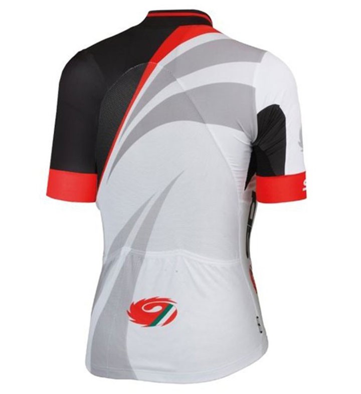 2017 Sidi Black-White Cycling Jersey And Bib Shorts Set