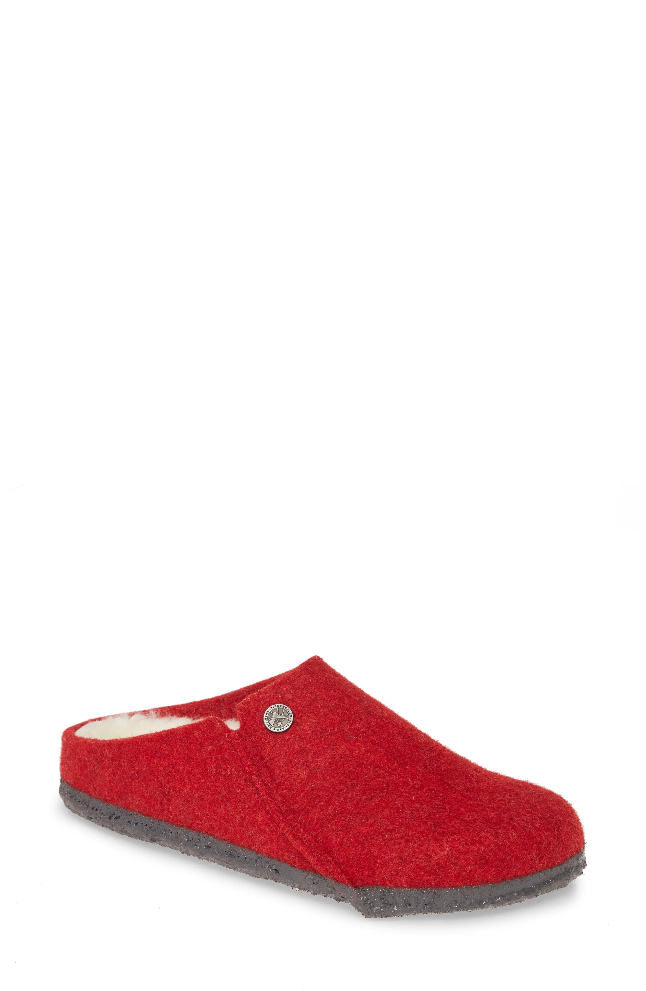 Birkenstock Women's Zermatt Slippers, Red