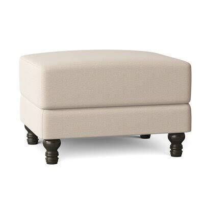Birch Lane Montgomery 31x22 Rectangle Standard Ottoman Body Fabric: Bihar Natural