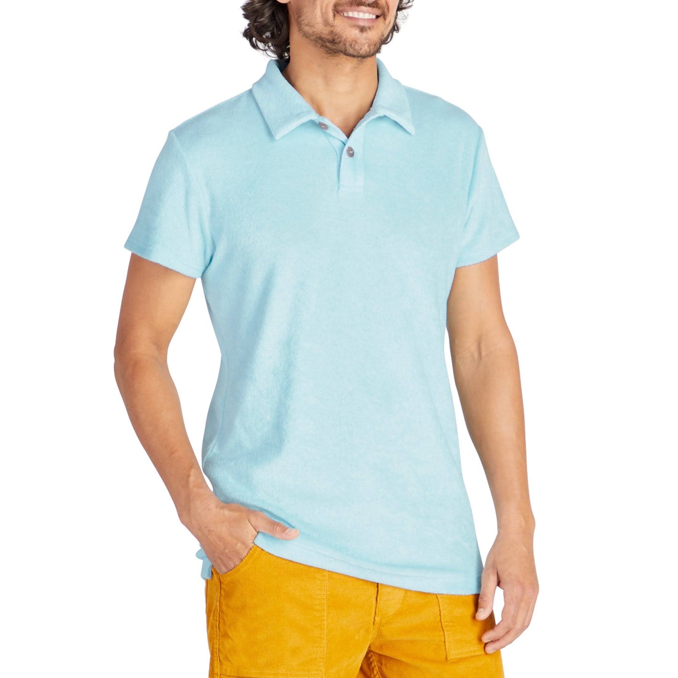 Men's Terry Polo - Light Blue | Birdwell Beach Britches XXL / Light Blue