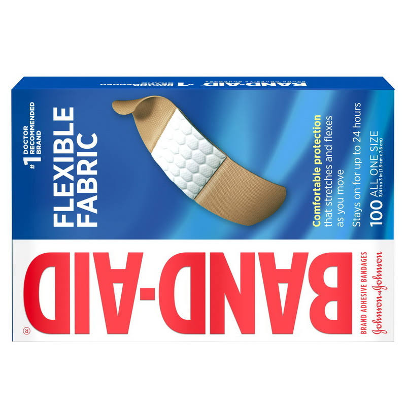 Band-Aid Flex Pack Bandages, 100 Count (12 Pack)