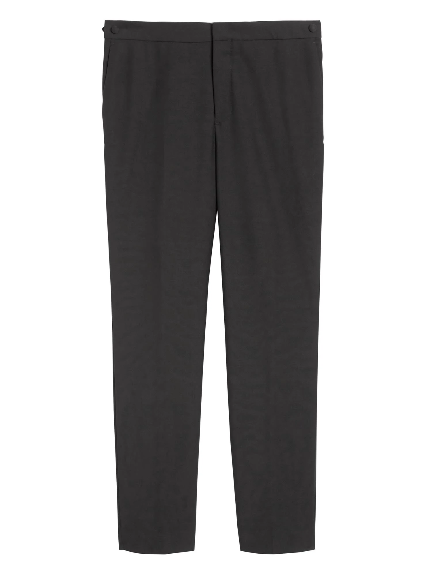 Banana Republic Men's Slim Tapered Italian Wool Tuxedo Pant Black Size 32W 32L