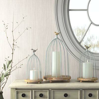 3 Piece Decorative Bird Cages Set