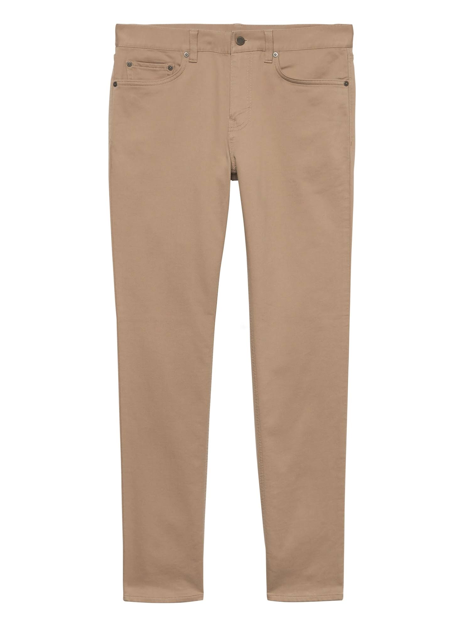 Banana Republic Men's Tapered Traveler Pant Khaki Tall Size 36W 36L