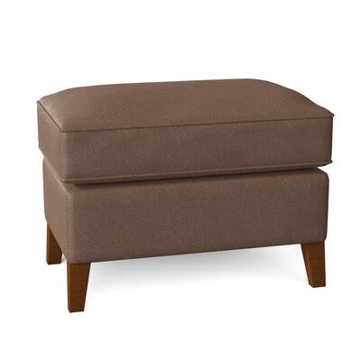 Foster 27x22 Leather Rectangle Standard Ottoman AllModern Custom Upholstery Body Fabric: Bronx Sod