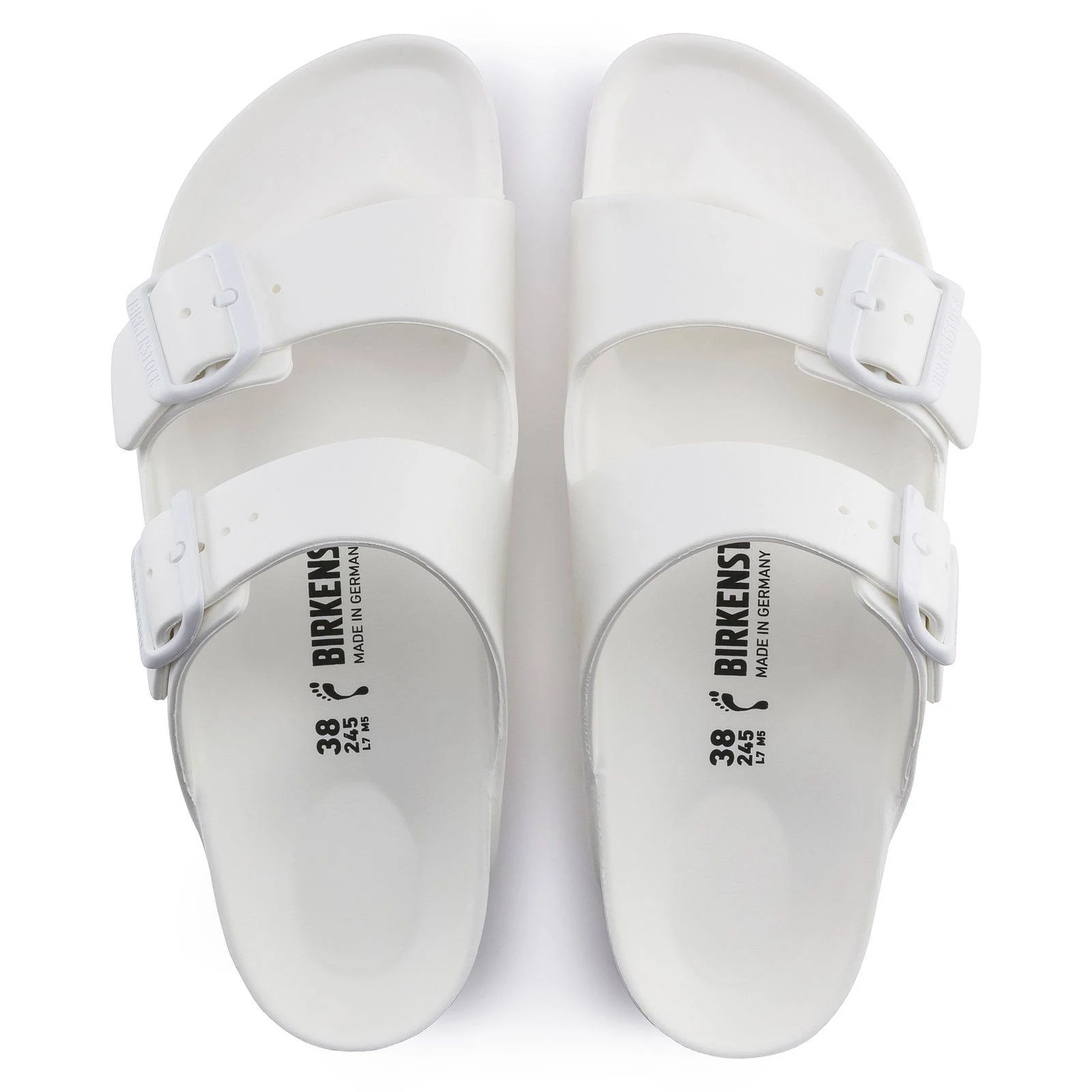 Birkenstock Arizona Essentials Men's Sandals White : 41 (US Men's 8-8.5) Regular