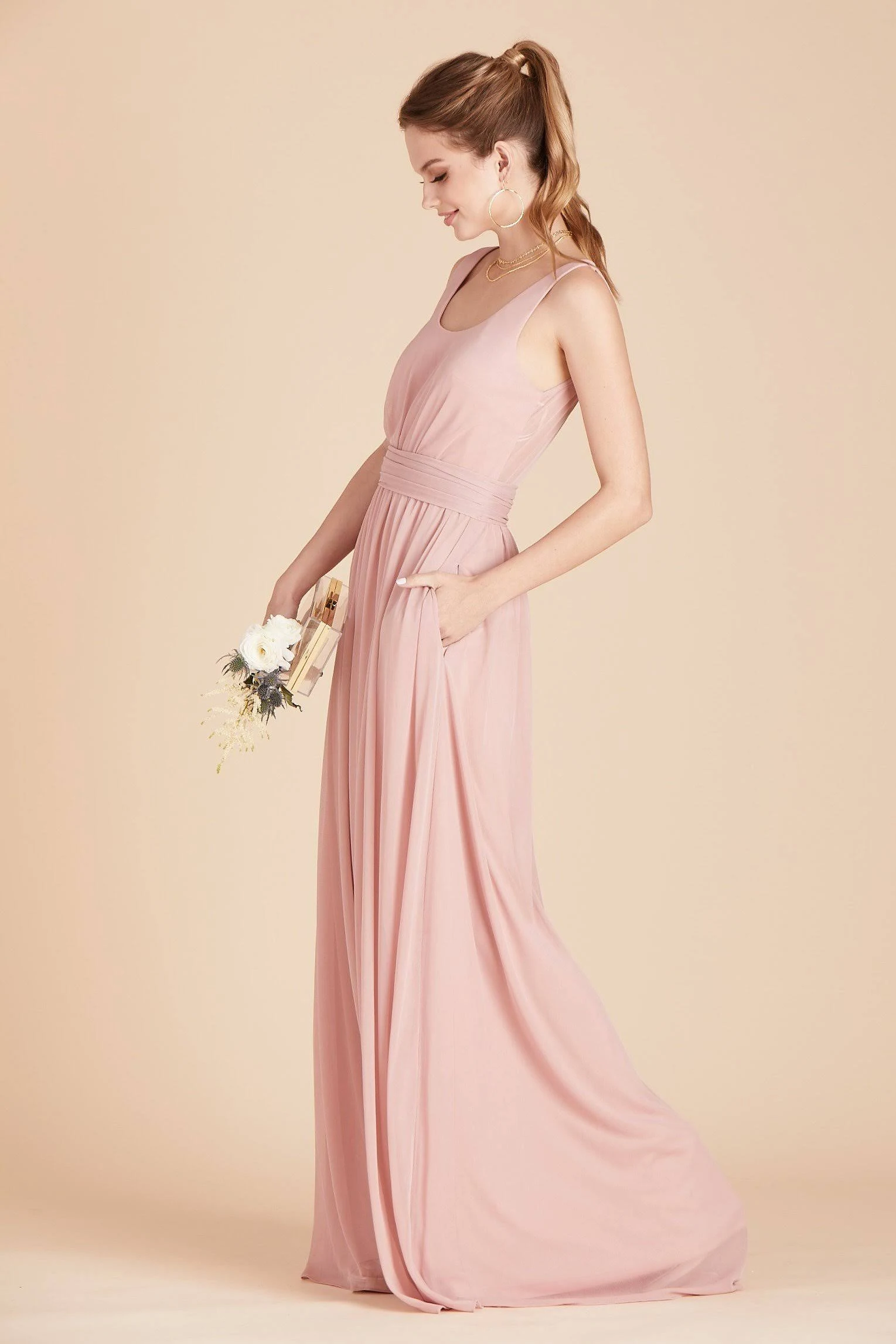 Birdy Grey Jan Bridesmaid Dress in Rose Quartz L / Rose Quartz