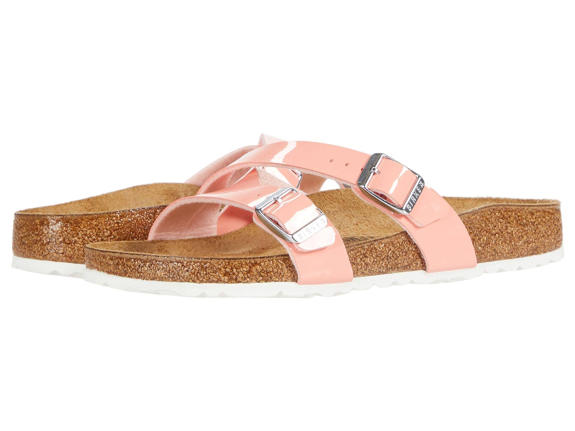 Birkenstock Yao Sandal - Coral Peach Patent - 41