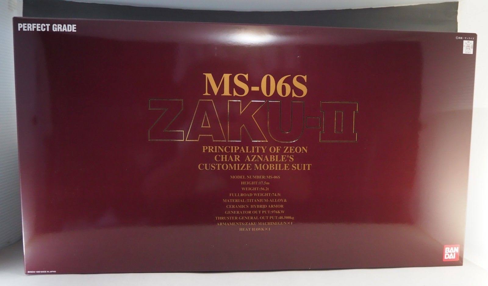 Gundam PG MS-06S Char&s Zaku II Model Kit