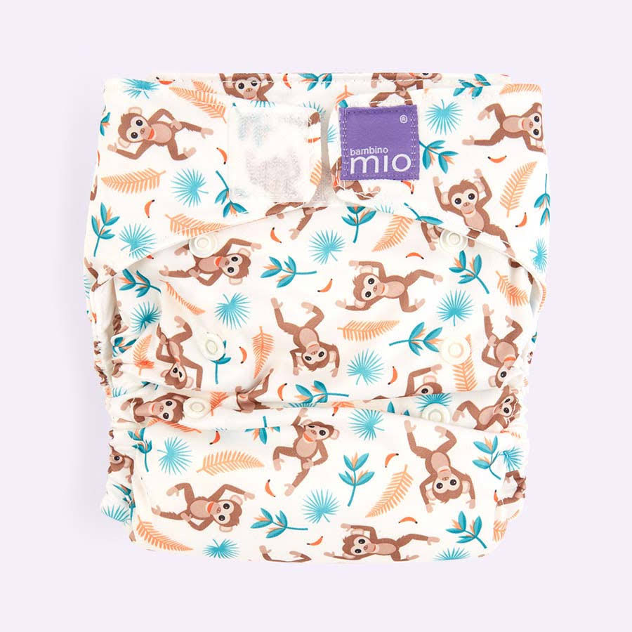 Bambino Mio Miosolo All-in-One Cloth Diaper Spider Monkey