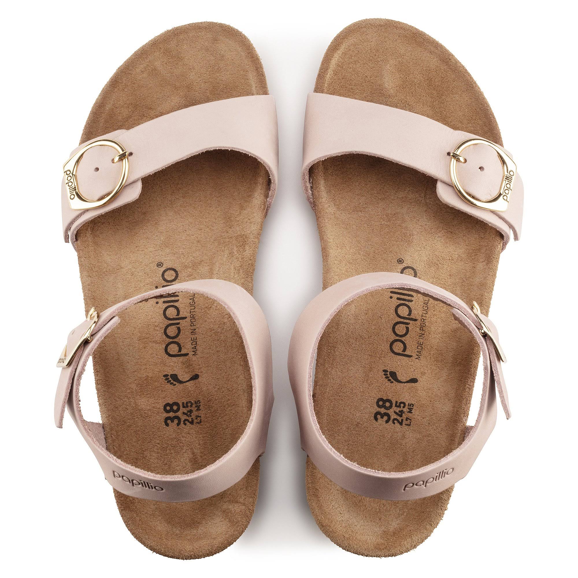 Birkenstock Women's Soley Sandal - 40 Narrow - Soft Pink Nubuck