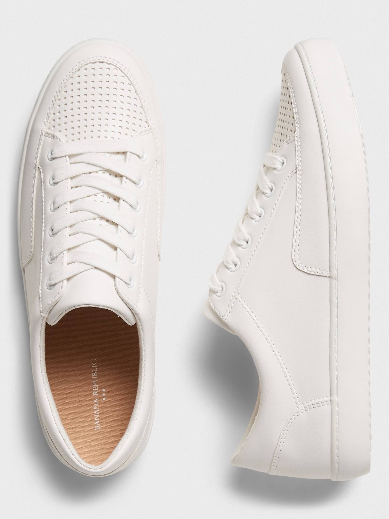 Women's Perforated Sneaker White