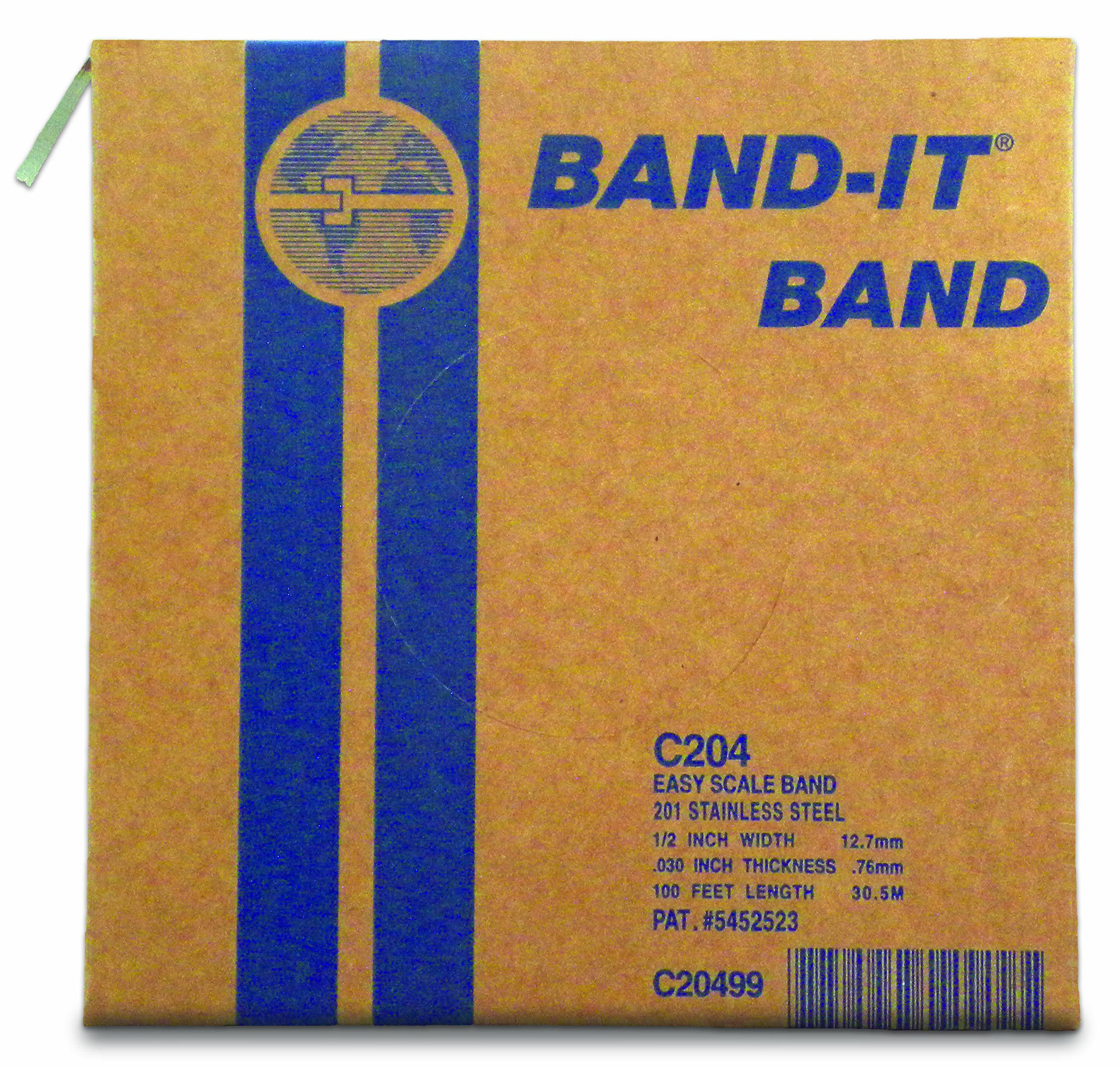Band-It c20499 1/2x22 Width 201 Stainless Steel Strapping (100 ft.