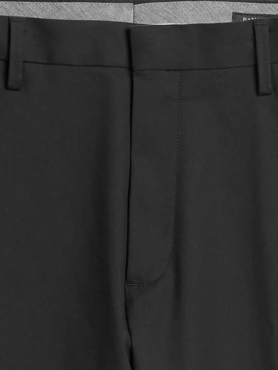 Banana Republic Men's Slim Solid Non-Iron Stretch Pant Black Size 29W 30L