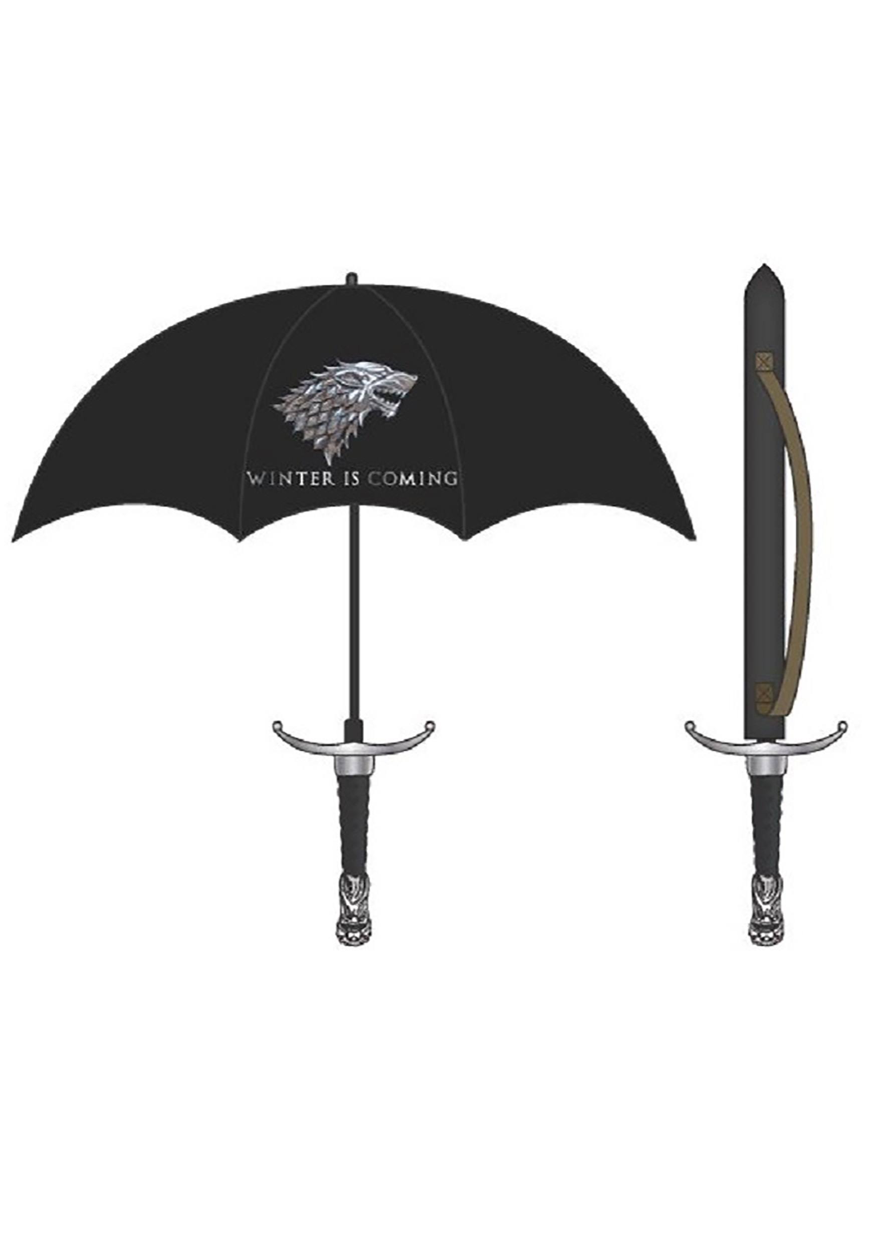 Game of Thrones Stark Molded Handle Umbrella