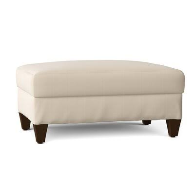 Birch Lane Fairchild 44x22 Rectangle Standard Slipcovered Ottoman Body Fabric: Oakley Ivory