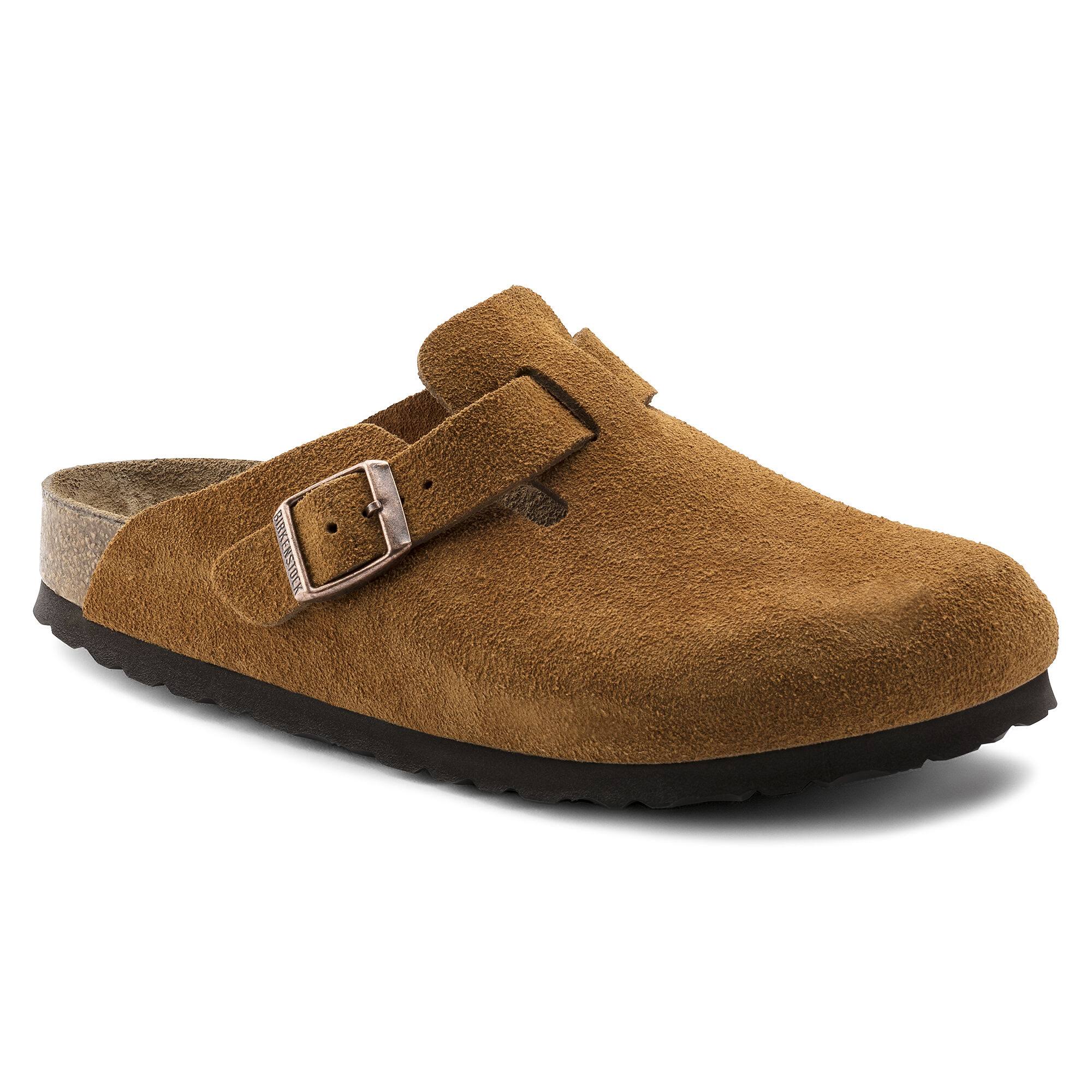 Birkenstock Boston Soft Footbed (46 Mink Suede)