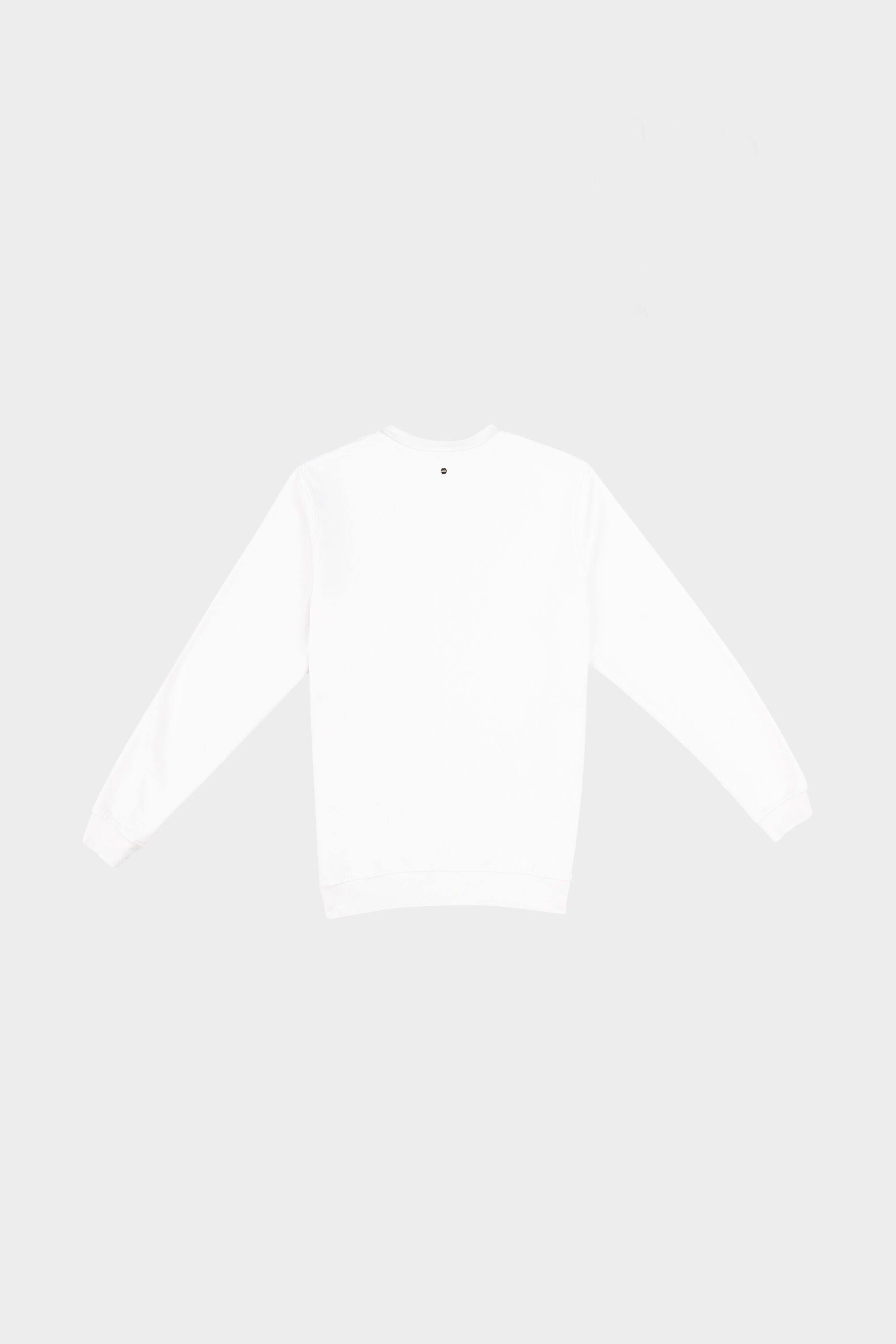BALR. Crest Print Amsterdam Straight Crewneck Nimbus Cloud (XS)