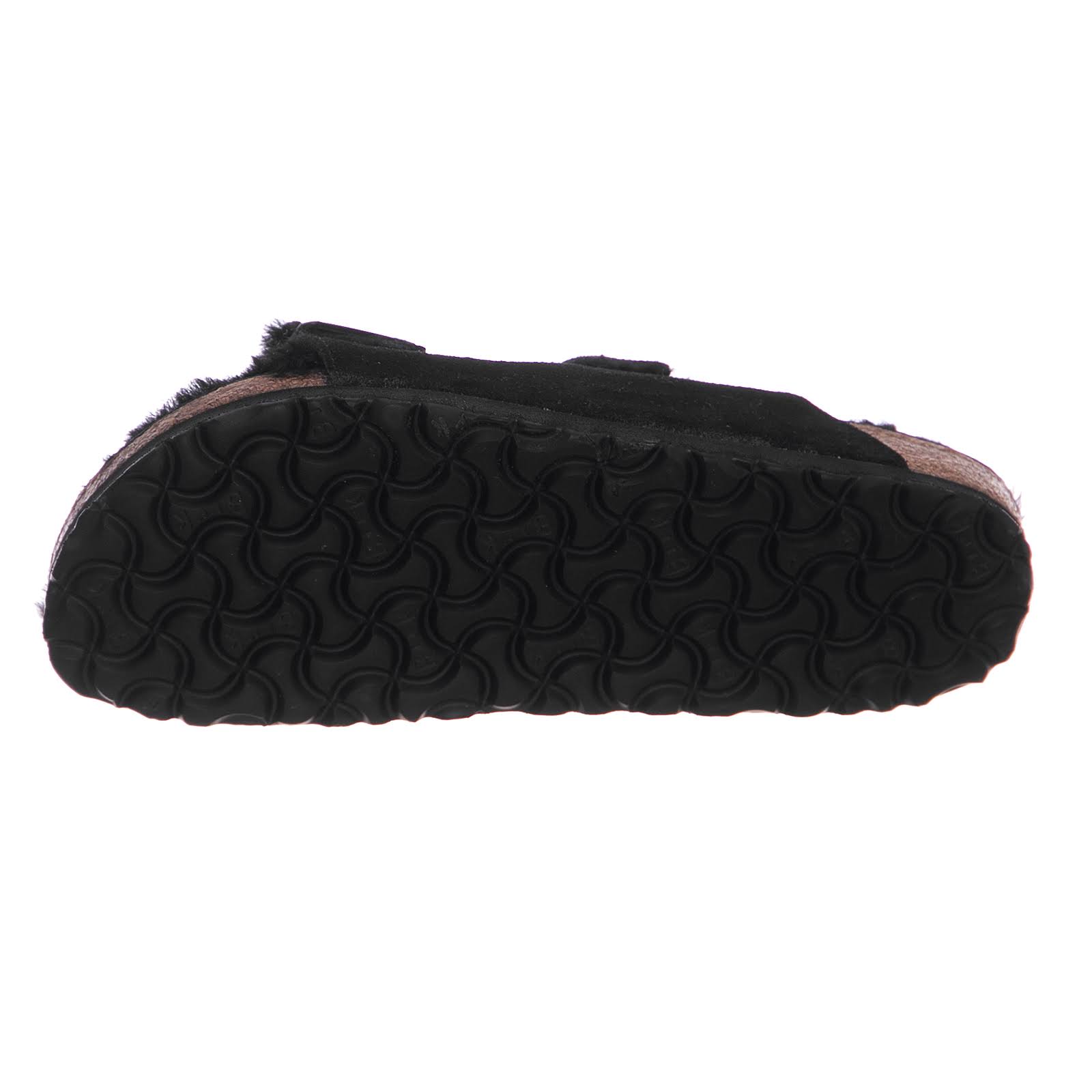 Birkenstock Arizona Slim Fit Slim Fit Shearling Double Strap Sandals