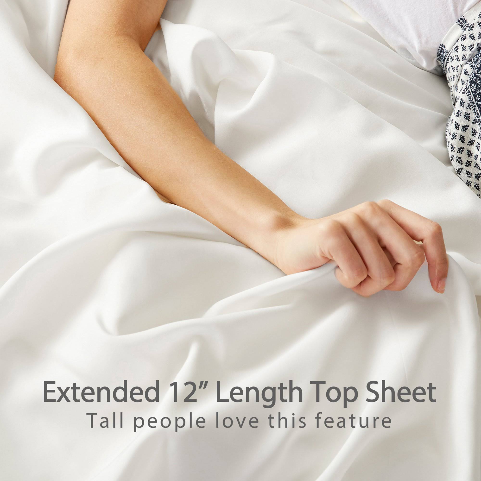 BedVoyage Bamboo Sheet Set (White - Full)