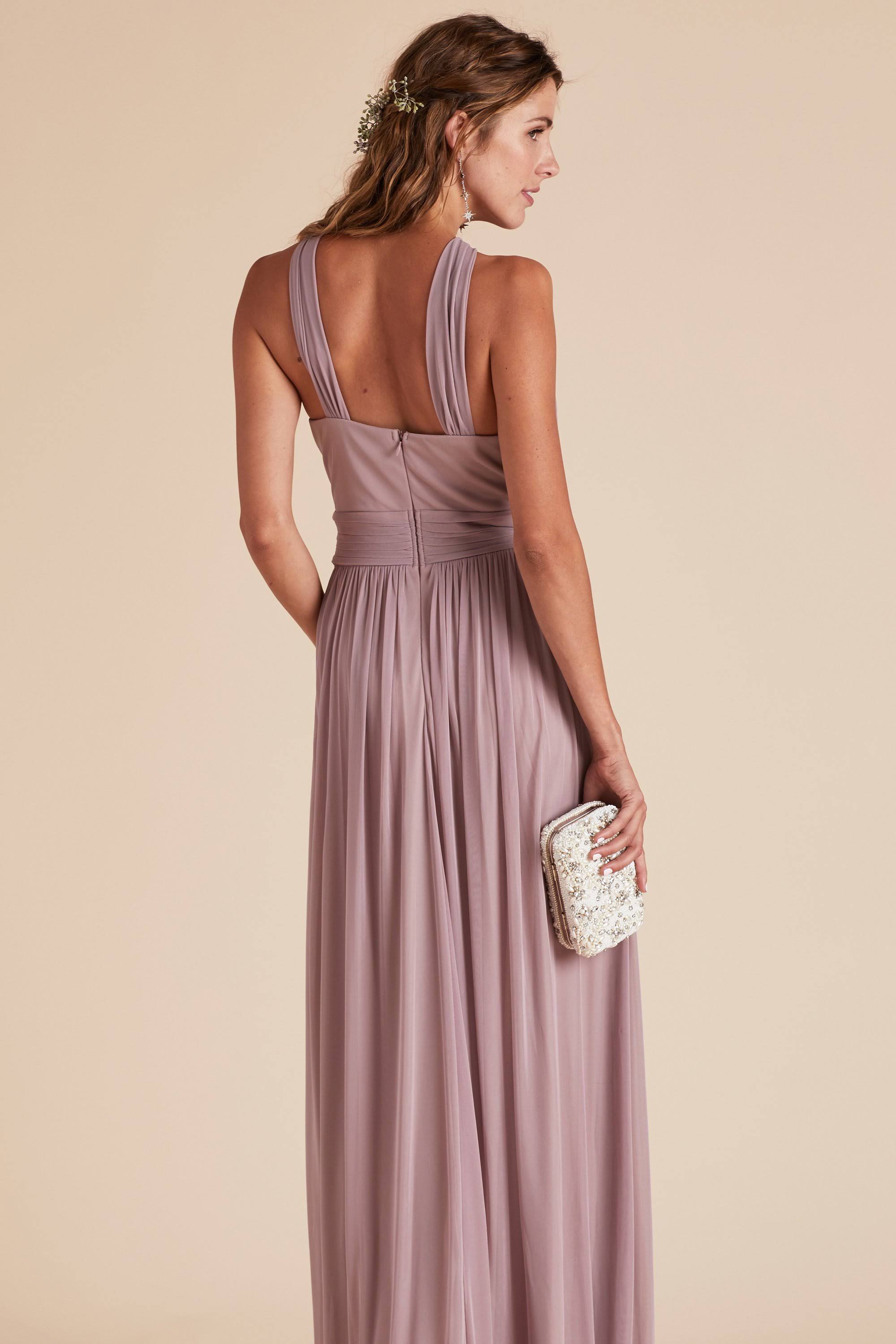 Birdy Grey Kiko Bridesmaid Dress in Mauve XL / Mauve