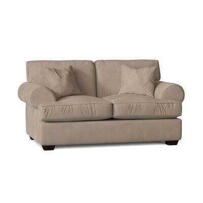 Workington 67x22 Rolled Arm Loveseat Body Fabric: Tina Oyster