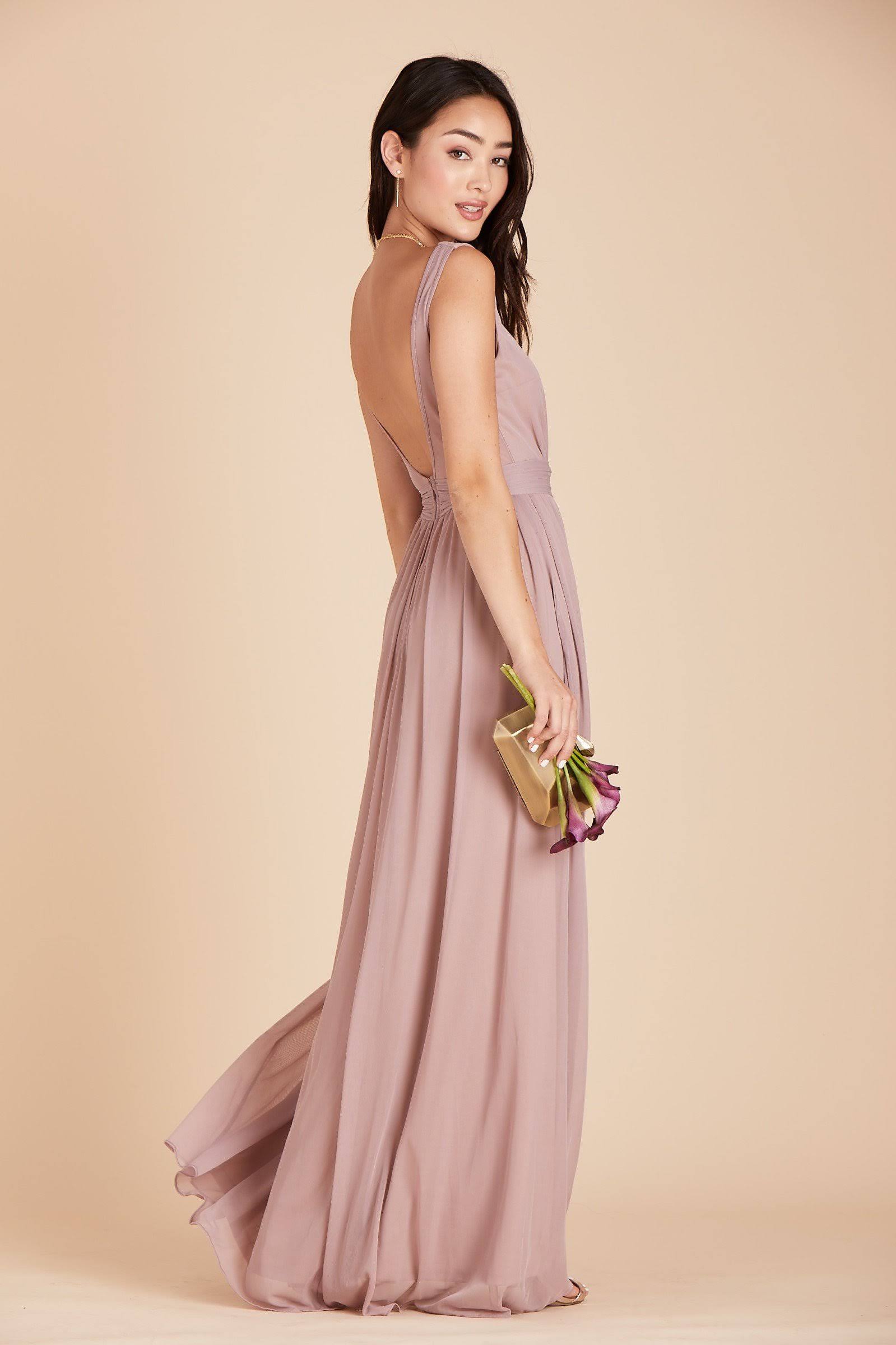Birdy Grey Jan Bridesmaid Dress in Mauve M / Mauve