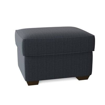 Birch Lane Swifton 29x22 Rectangle Standard Ottoman Body Fabric: Fandango Indigo