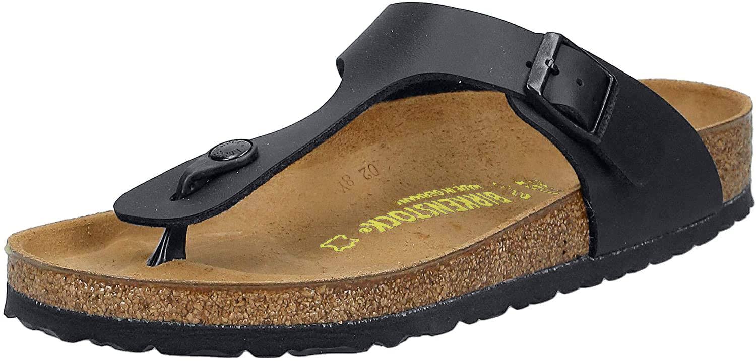 Birkenstock Gizeh 43661 Ladies Birko-Flor Patent Black: Size 43