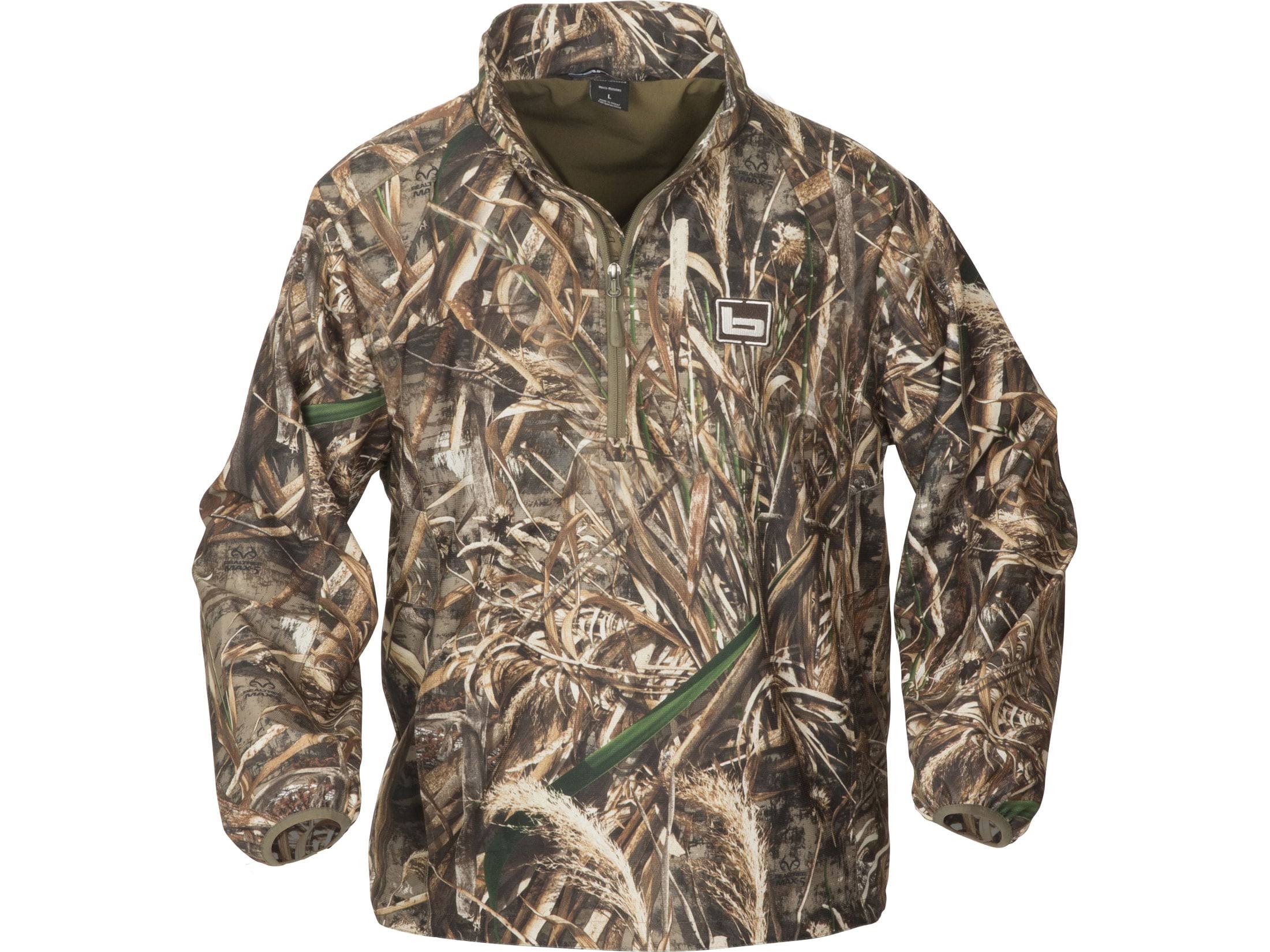 Banded Windproof Realtree Max-5 Pullover XL
