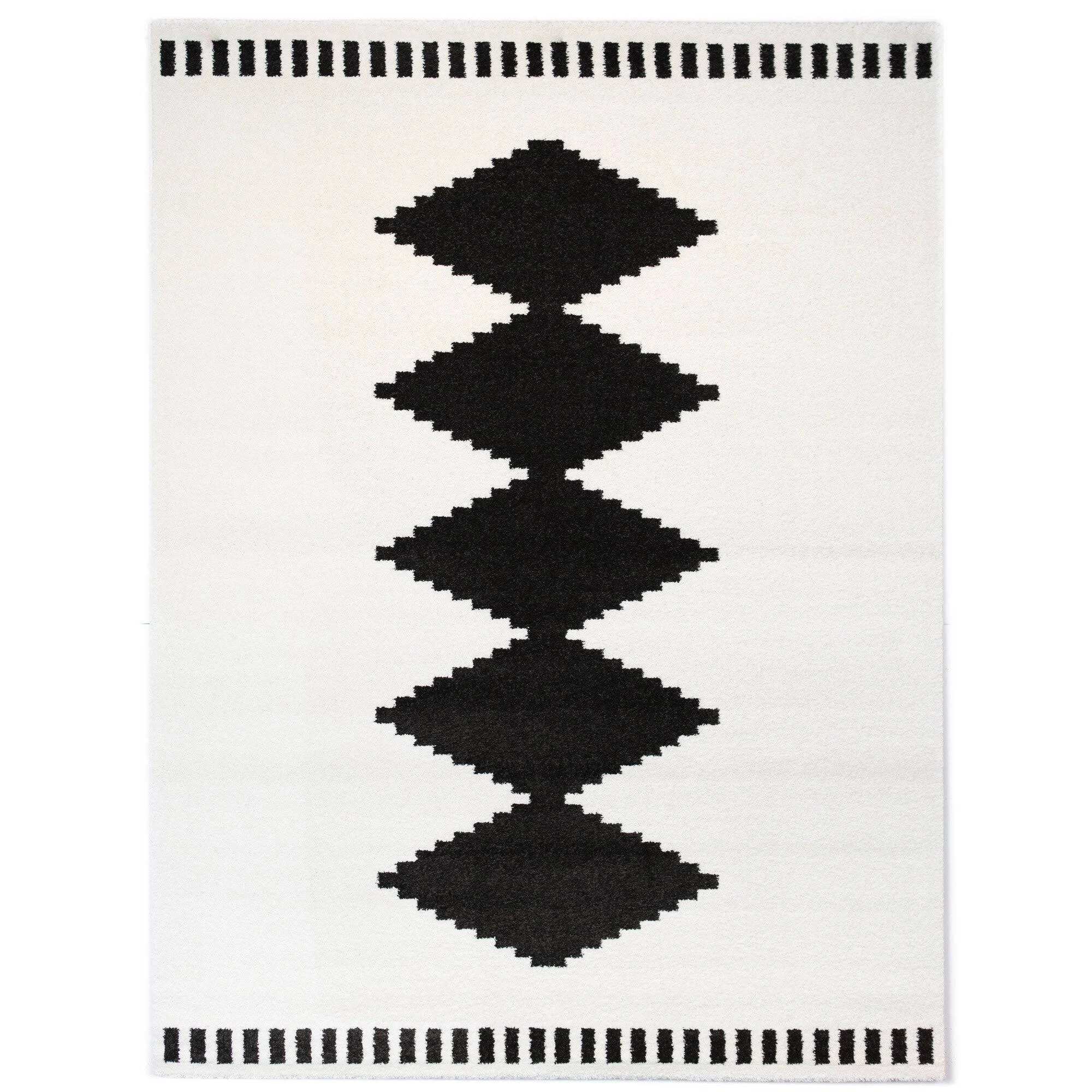 Balta Nisha Navy 5 ft. x 7 ft. Area Rug, Blue