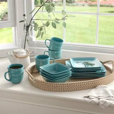 Gravenorv Square 16 Piece Dinnerware Set