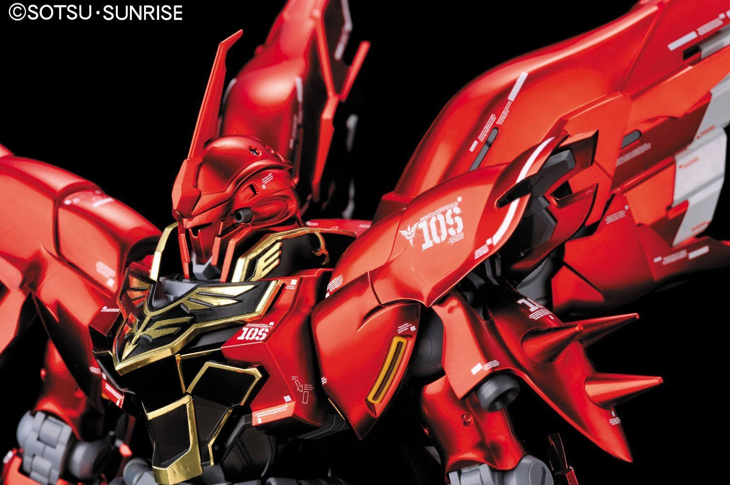 Bandai 1/100 mg MSN-06S Sinanju Ver. KA Titanium Finish