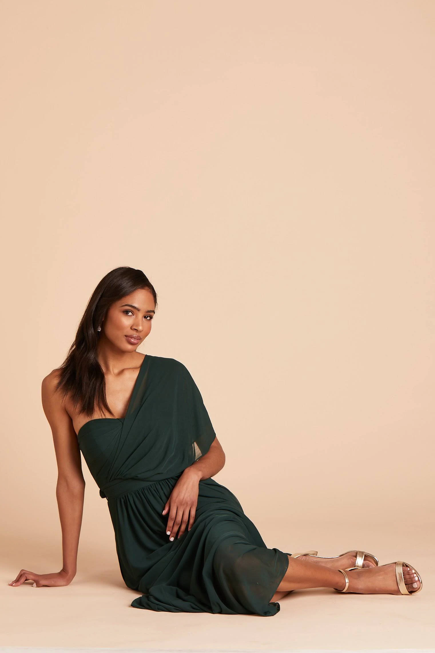 Birdy Grey Chicky Convertible Bridesmaid Dress in Emerald Xs / Emerald