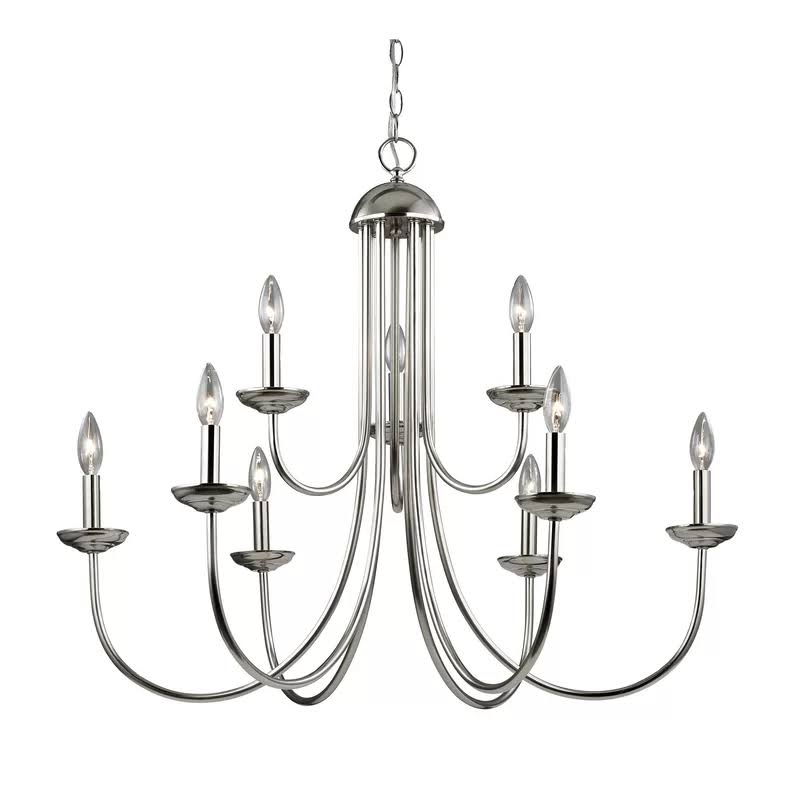 Fennimore 9-Light Candle Style Chandelier Finish: Oil Rubbed Bronze
