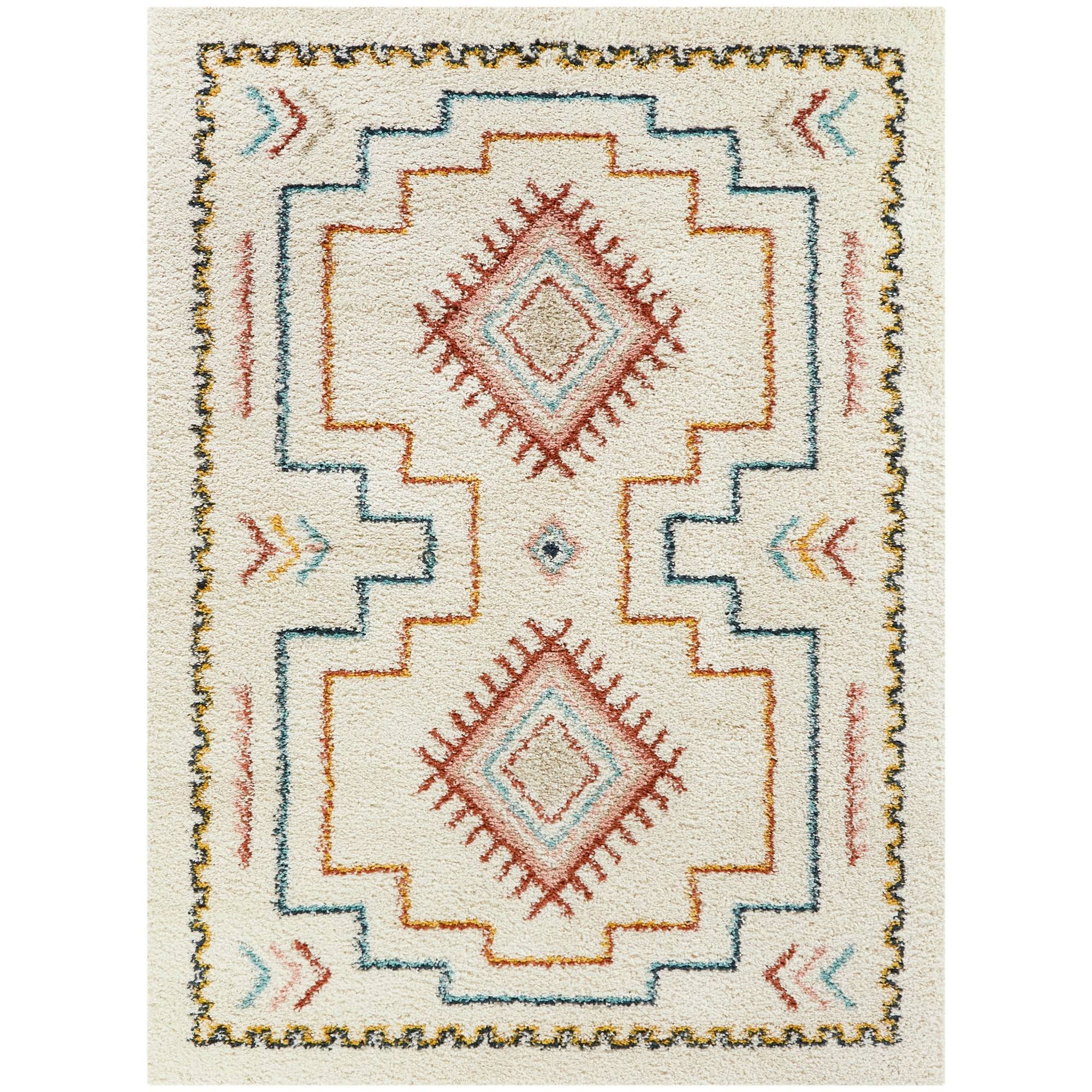 BALTA Bandele Pink 8 ft. x 10 ft. Berber Shag Area Rug