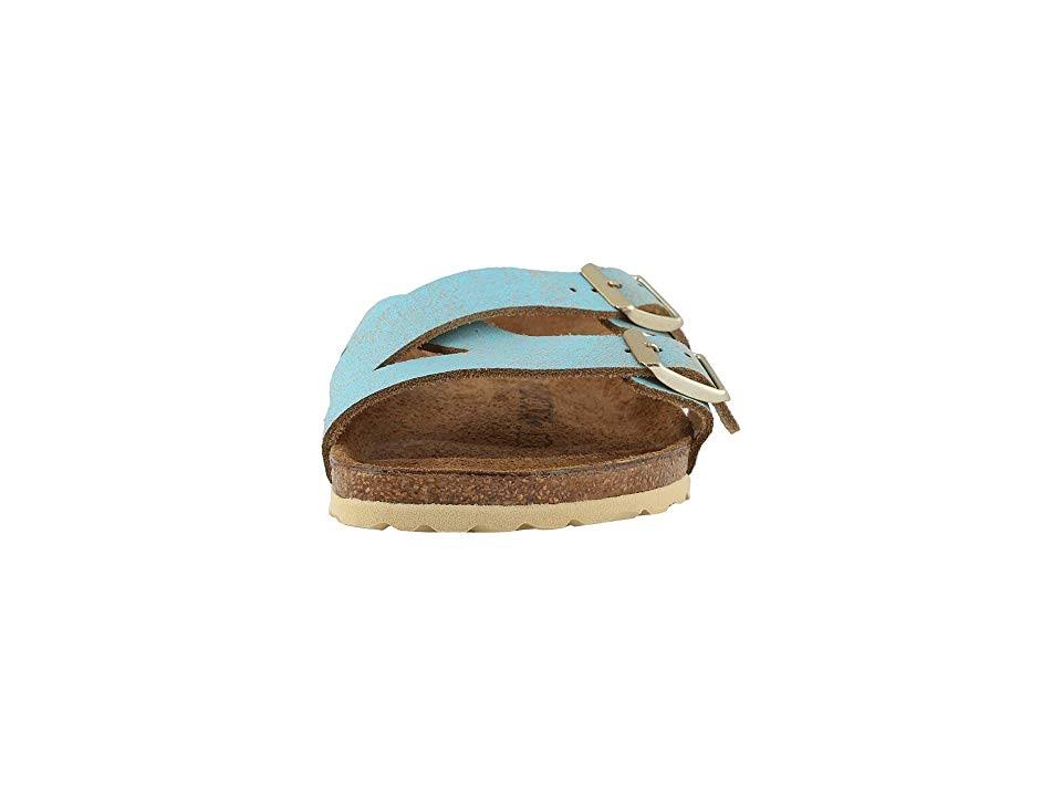 Birkenstock Yao Washed Metallic Washed Metallic Aqua / 42 / Narrow