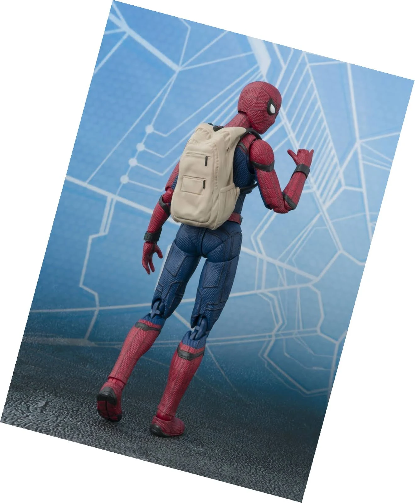 Spider Man Homecoming & Tamashii Option ACT Wall Bandai S.H.Figuarts