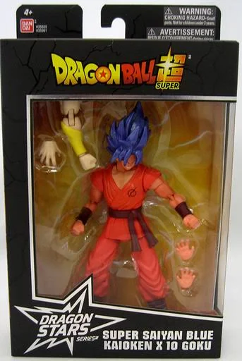 Dragon Ball Super - Dragon Stars Super Saiyan Blue Kaioken X10 Goku Figure (series 6)