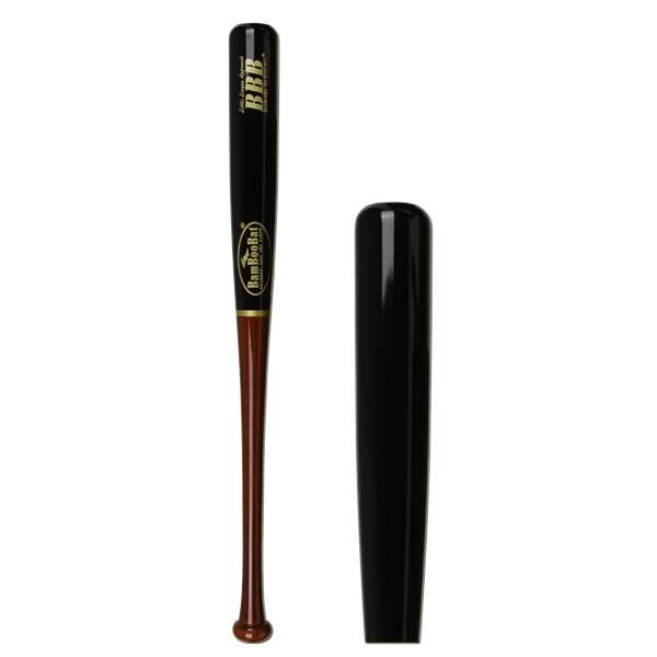 BamBooBat Bamboo Wood Youth Baseball Bat: HGBBY Brown/Black