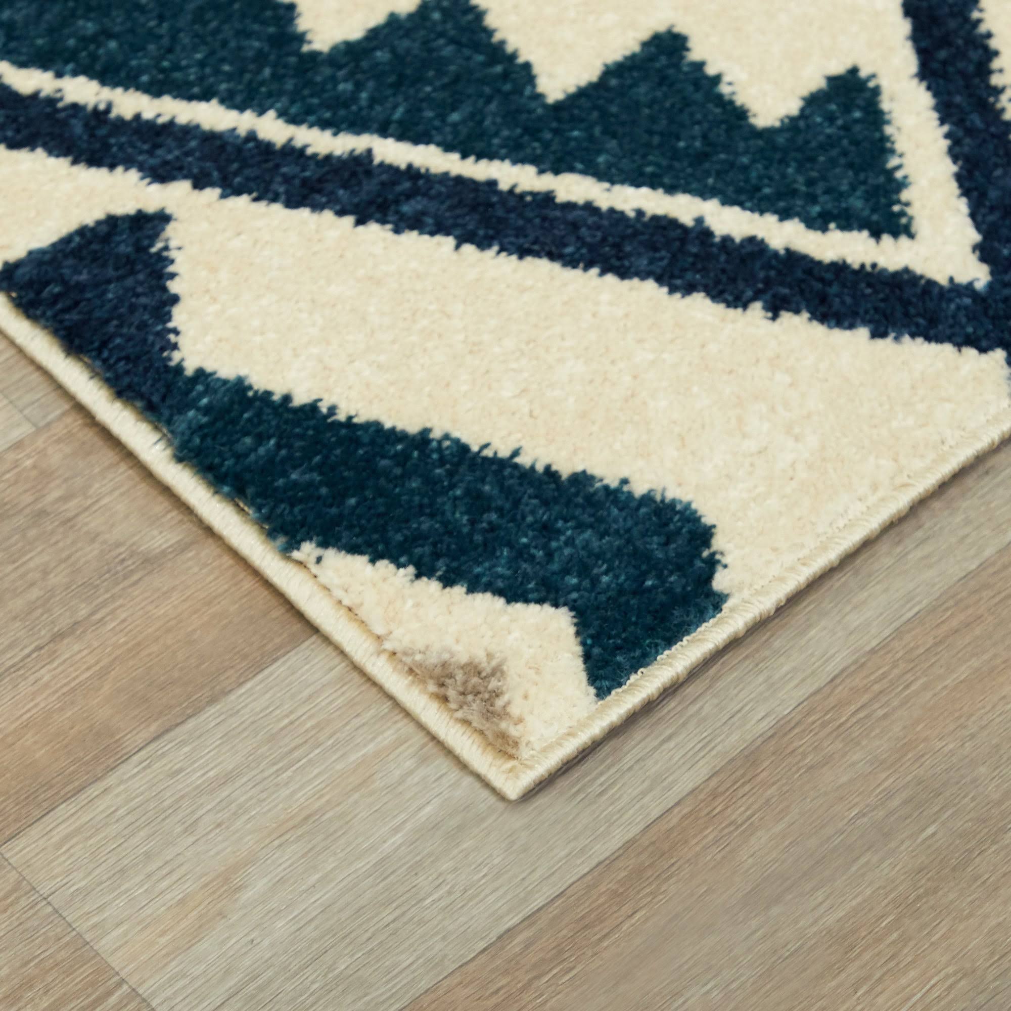 BALTA Firuza Blue 5 ft. x 7 ft. Southwestern Tribal Area Rug