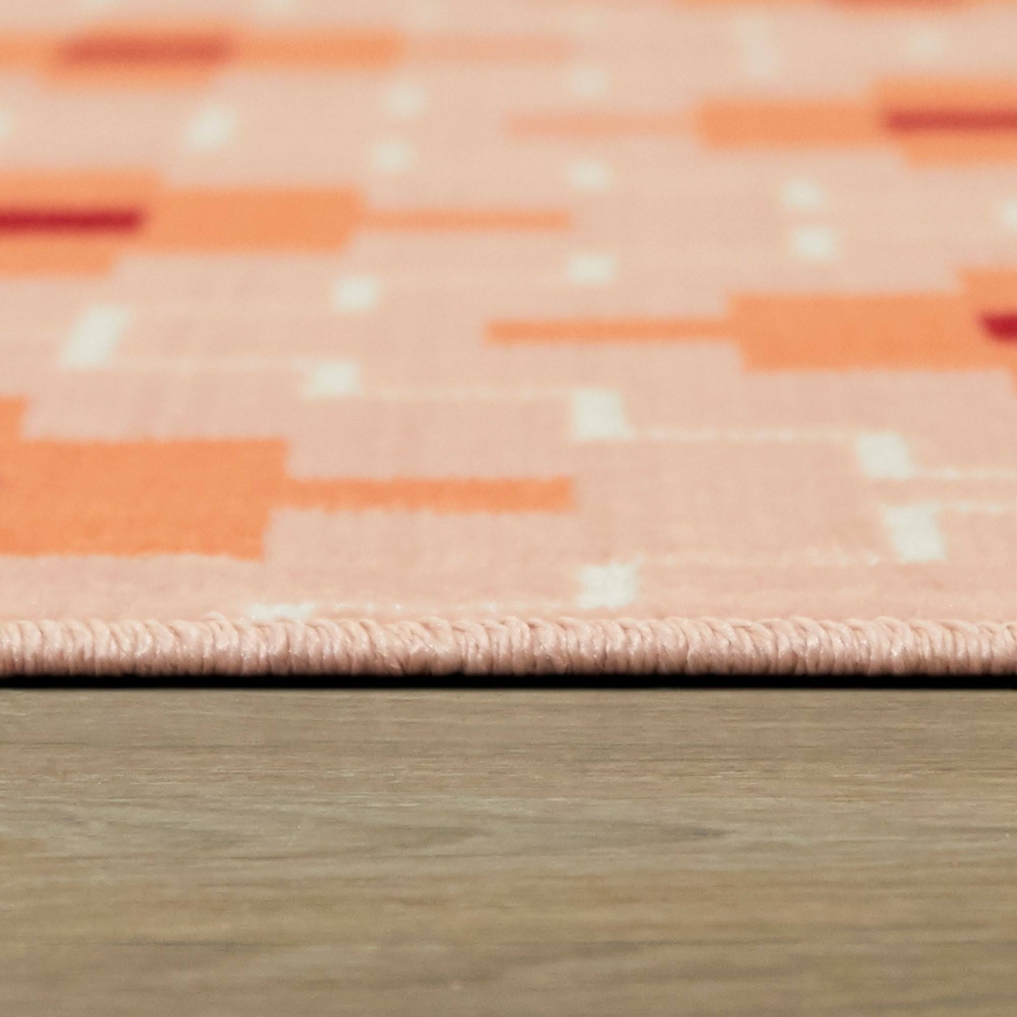 BALTA Gregory Pink 5 ft. x 7 ft. Geometric Trellis Area Rug