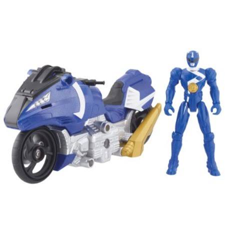 Power Rangers Cycle with 4x22 Figure Blue Dino Cycle