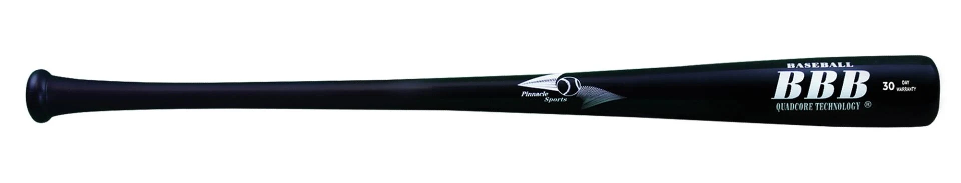 BamBooBat Bamboo Wood Baseball Bat: HBBB30D Black Adult