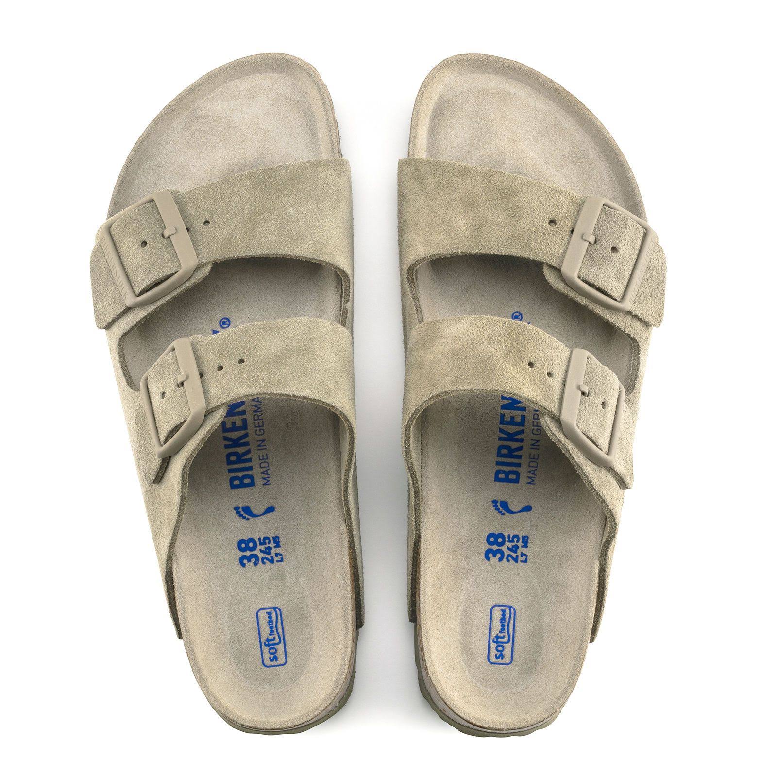 Birkenstock Arizona Soft Footbed (36 Mink Suede)