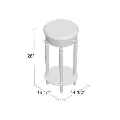 Picket House Furnishings Melony Desk with Marble Top in White
