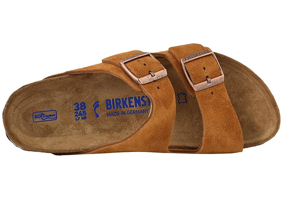 Birkenstock Arizona Suede Soft Footbed in Mink