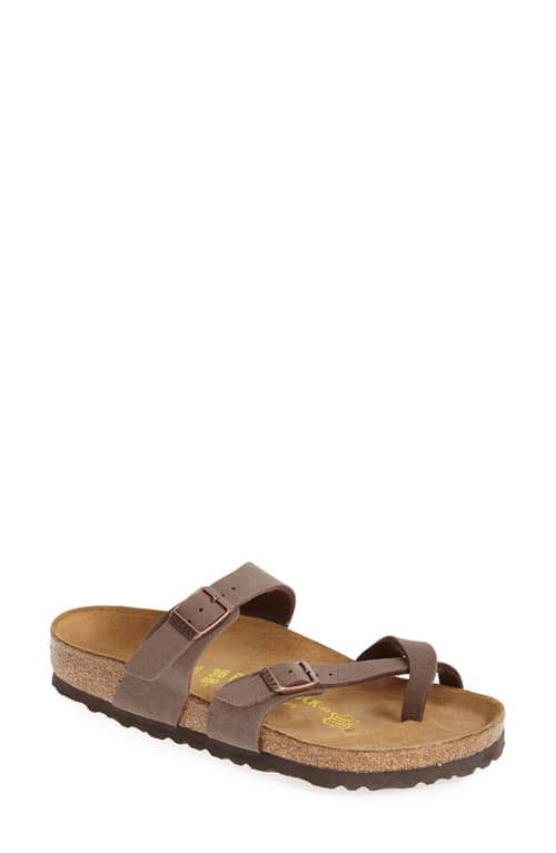 Women's Birkenstock Mayari Birko-Flor Slide Sandal, Size 10-10.5US - Brown