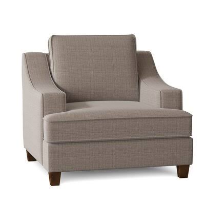 Lise 39x22 Wide Armchair Birch Lane Body Fabric: Fandango Stone